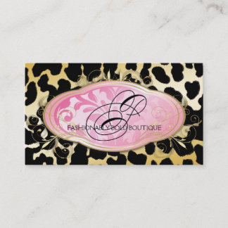 Carte De Visite 311 taches d'or de léopard de boutique Bodacious