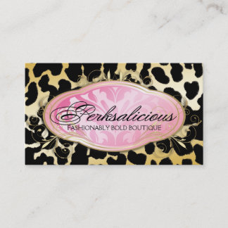 Carte De Visite 311 taches d'or de léopard de boutique Bodacious