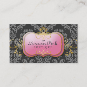 Carte De Visite 311-The charbon de bois rose succulent du plat