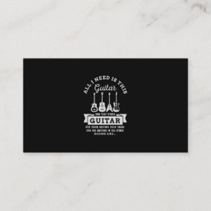 Carte De Visite 39.All I Need Is This Guitar And That Other Guitar