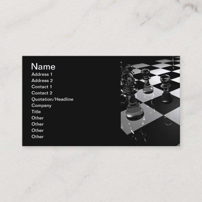 Carte De Visite 3d_chess_board_wallpaper_3d_models_3d_wallpaper_19 (Devant)