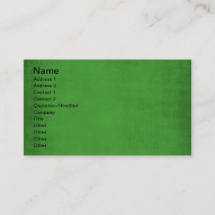 Carte De Visite 495_Livre vert RICH GRASSY GREEN MODÈLE TEXTURE