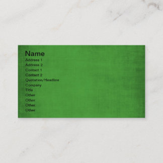 Carte De Visite 495_Livre vert RICH GRASSY GREEN MODÈLE TEXTURE