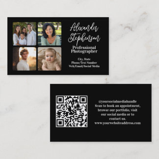 Carte De Visite 4 Square Photo Instagram Photographe Professionnel