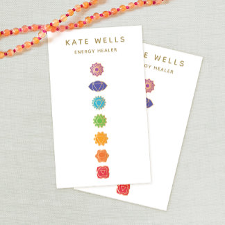 Carte De Visite 7 Chakras Kundalini Yoga Healer