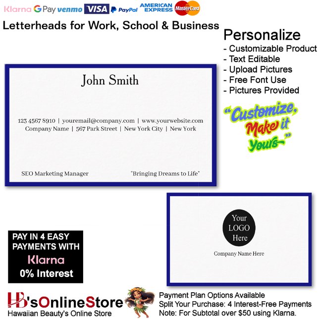 Carte De Visite 9 Modern Blue Promote Company Brand Name (9 Modern Blue Promote Company Brand Name Business Card.)