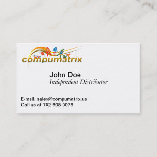 Carte de visite à double fonction de Compumatrix