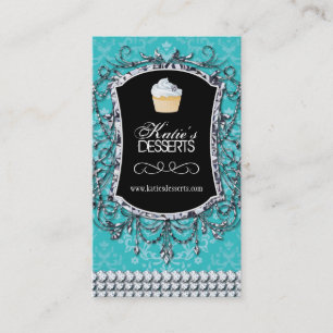 Carte de visite à extrémité élevé de boulangerie