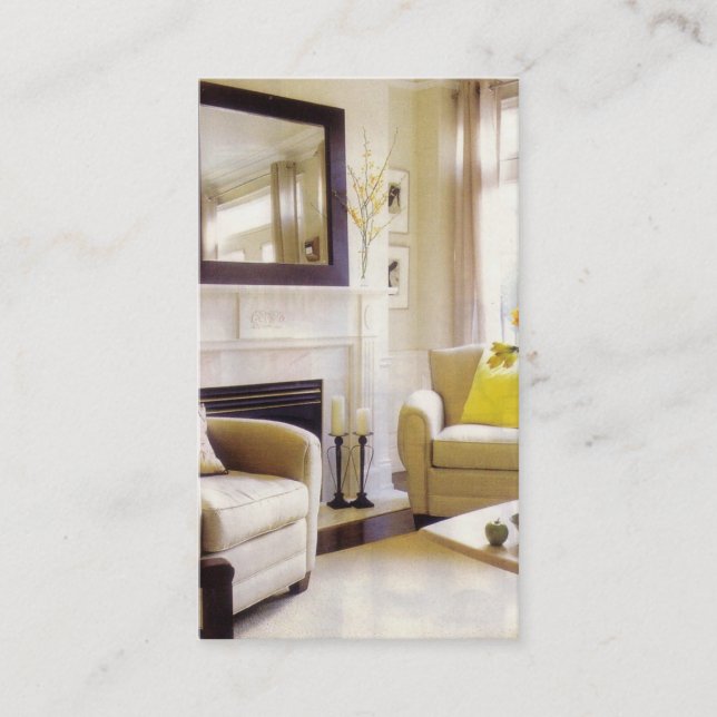 Carte de visite à la maison d'échafaudage (Devant)