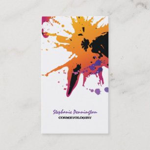 Carte de visite à la mode de cosmetolgist