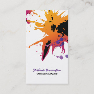 Carte de visite à la mode de cosmetolgist