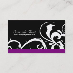 Carte de visite à la mode de salon