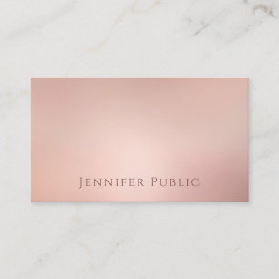 Carte De Visite À la mode supérieur de modèle élégant rose mo