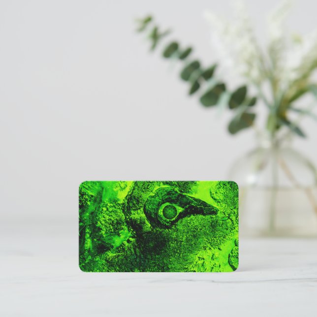 Carte De Visite à la recherche de vert (Debout devant)