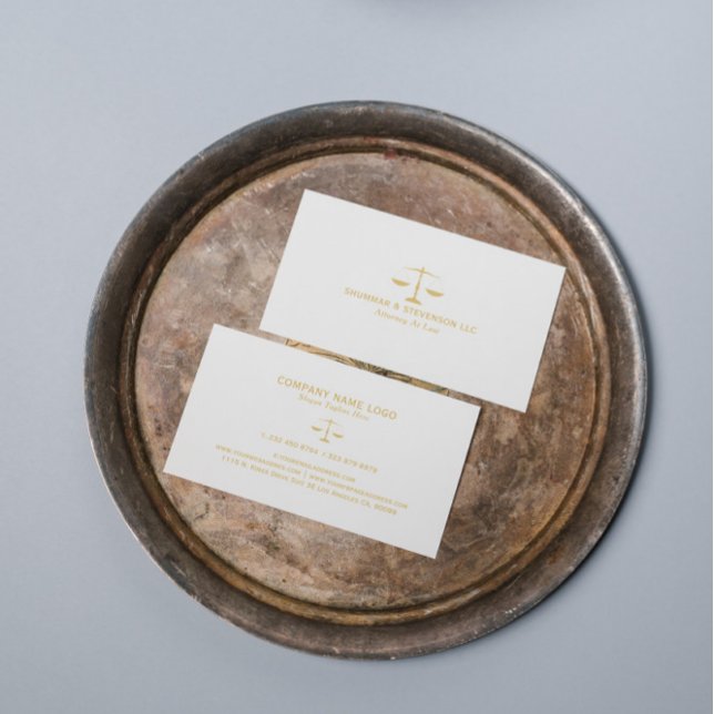 Carte de visite à l'échelle Law-Gold (Créateur téléchargé)