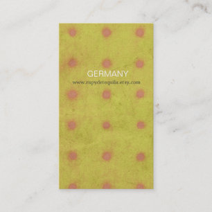 Carte de visite à pois