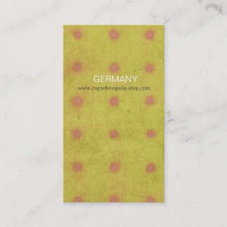 Carte de visite à pois