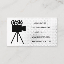 carte de visite à thème FIlm et vidéo