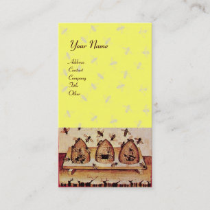 CARTE DE VISITE ABEILLE À MIEL, APICULTURE
