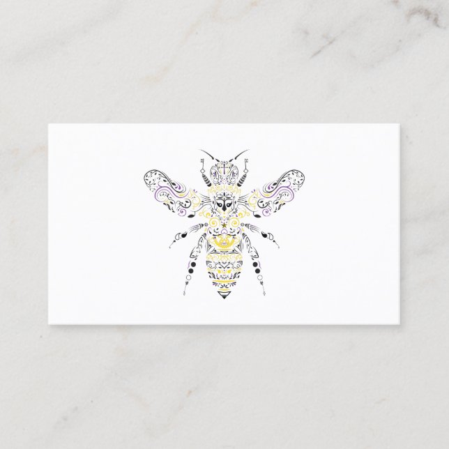 Carte De Visite abeille au miel (Devant)