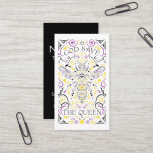 Carte De Visite abeille de God Save the Queen