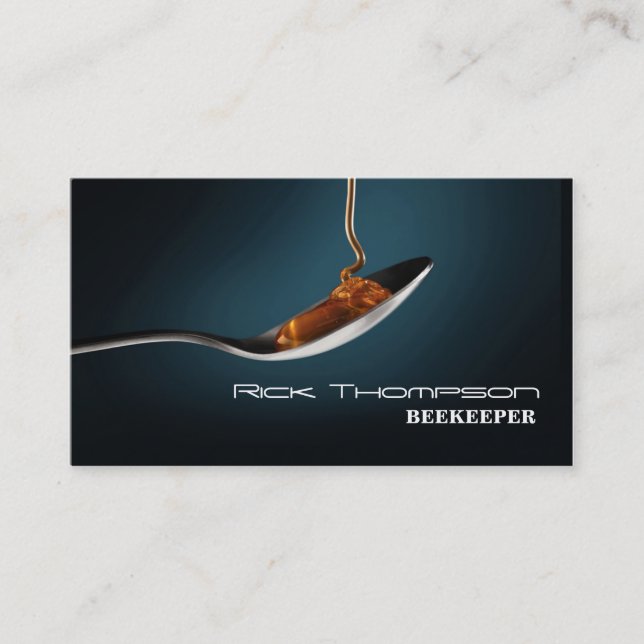 Carte De Visite Abeille de village d'agriculteur de (Devant)