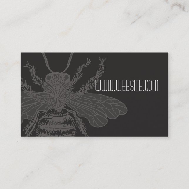 Carte De Visite Abeille noire Bizcard (Devant)