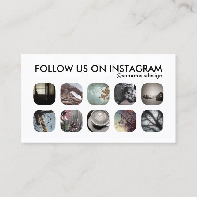 Carte De Visite abonnés instagram (Dos)