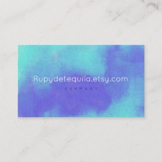 Carte De Visite Abrégé sur pour aquarelle Rupydetequila peinture
