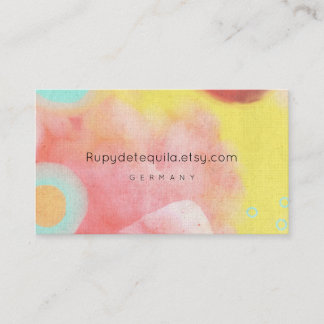 Carte De Visite Abrégé sur pour aquarelle Rupydetequila peinture