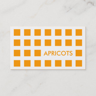 Carte De Visite ABRICOTS (carrés de mod)