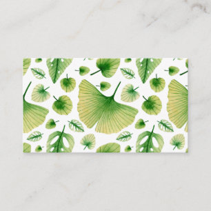 Carte De Visite Abstract tropical art