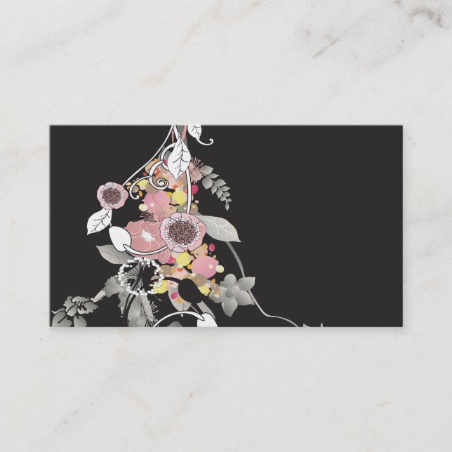 Carte de visite abstrait (Devant)