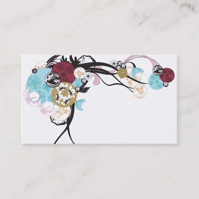 Carte de visite abstrait (Devant)