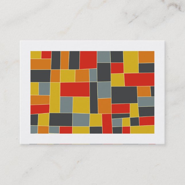 Carte De Visite Abstrait 240413 (Bordé) (Devant)