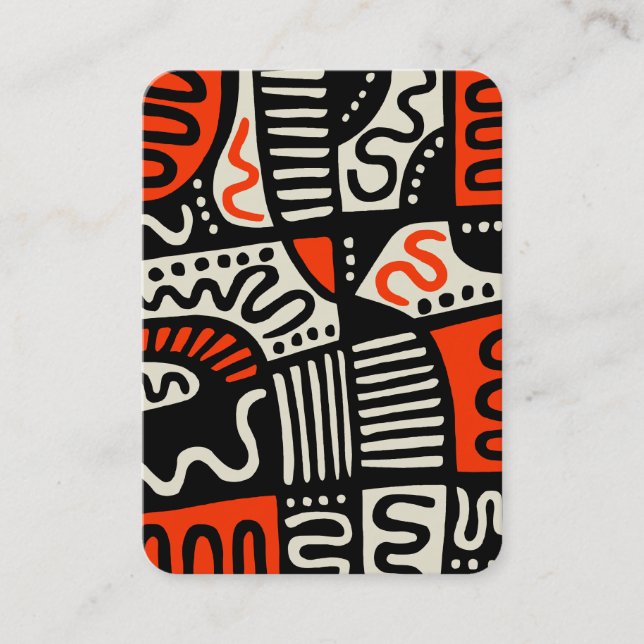 Carte De Visite Abstrait 291219c (Devant)