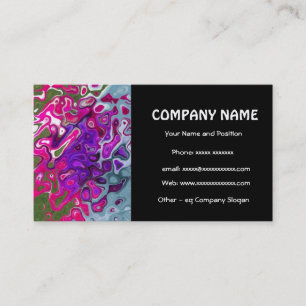 Carte de visite Abstrait cool