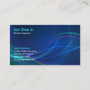 Carte de visite abstrait de fractale