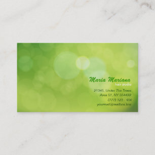 Carte de visite abstrait de parties scintillantes