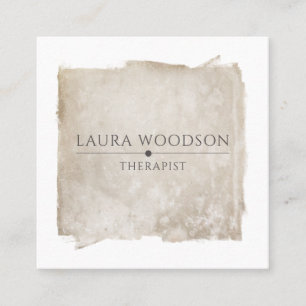 Carte de visite Abstrait du thérapeute de brosse