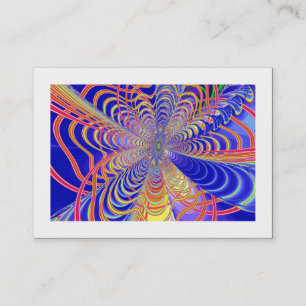 Carte De Visite Abstrait fractal 061012d (frontière)