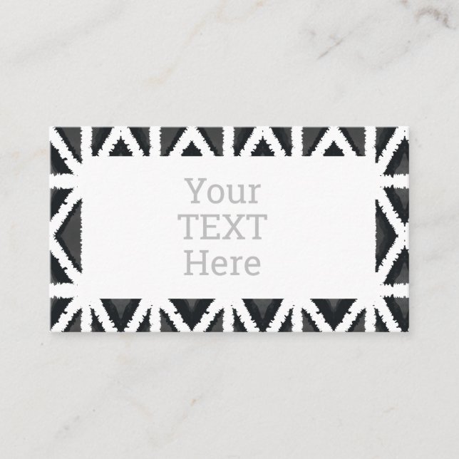Carte De Visite Abstrait moderne (Devant)