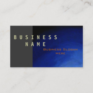 Carte de visite Abstrait moderne bleu gris
