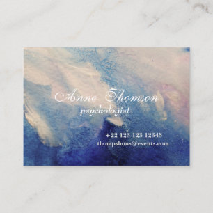 Carte de visite Abstrait moderne violet