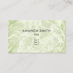 Carte de visite Abstrait Pastel Light Green
