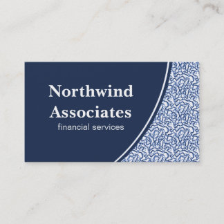Carte de visite Abstrait, Royal Blue