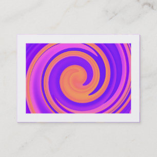 Carte De Visite Abstrait Swirl 250816 - 01c (frontière)