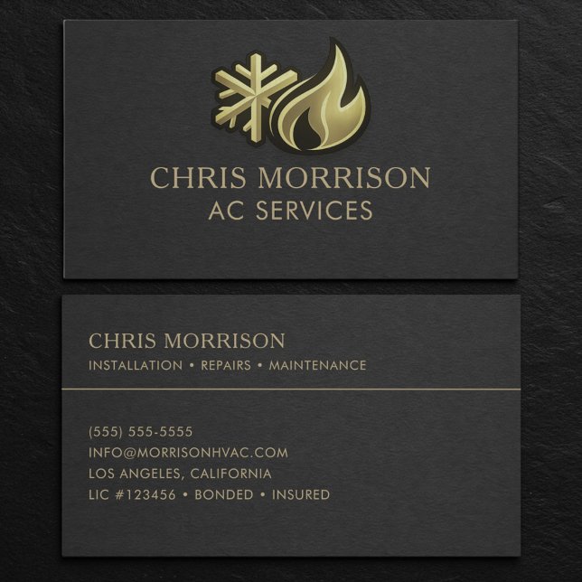 Carte De Visite AC Services Professional (Créateur téléchargé)