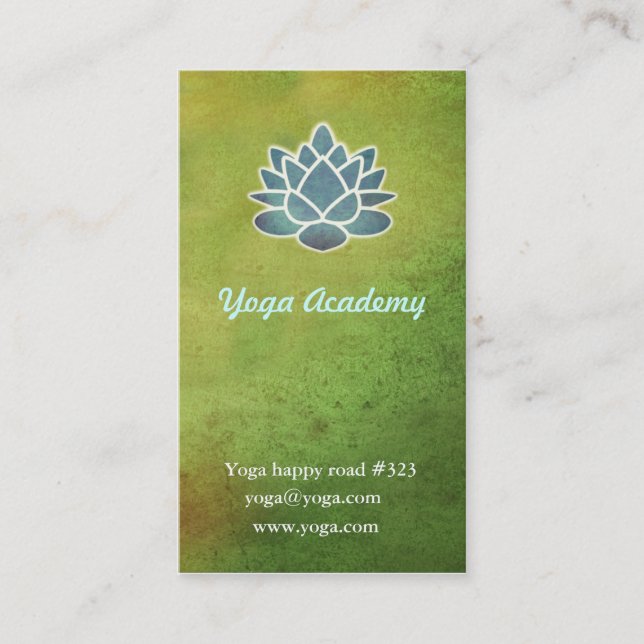 Carte De Visite Académie de yoga (Devant)