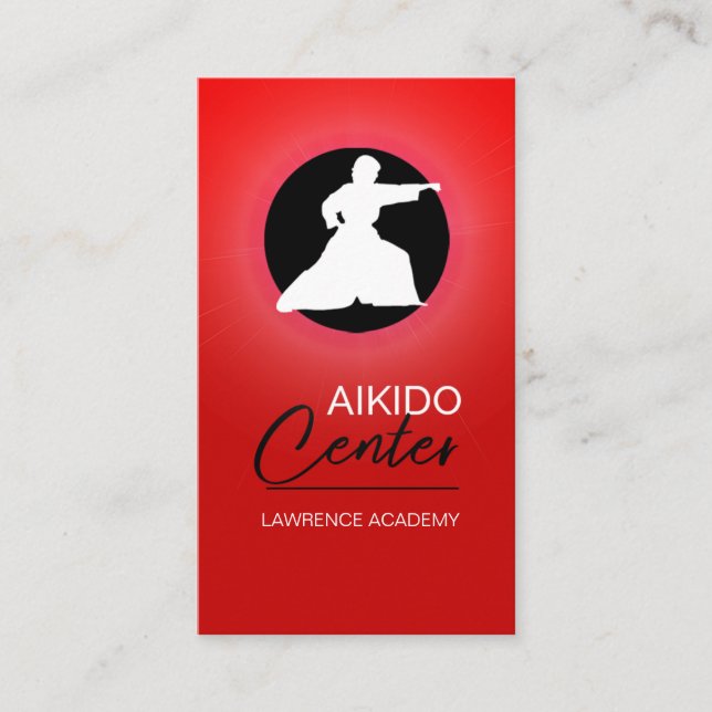 Carte De Visite Académie du Centre d'Aikido (Devant)
